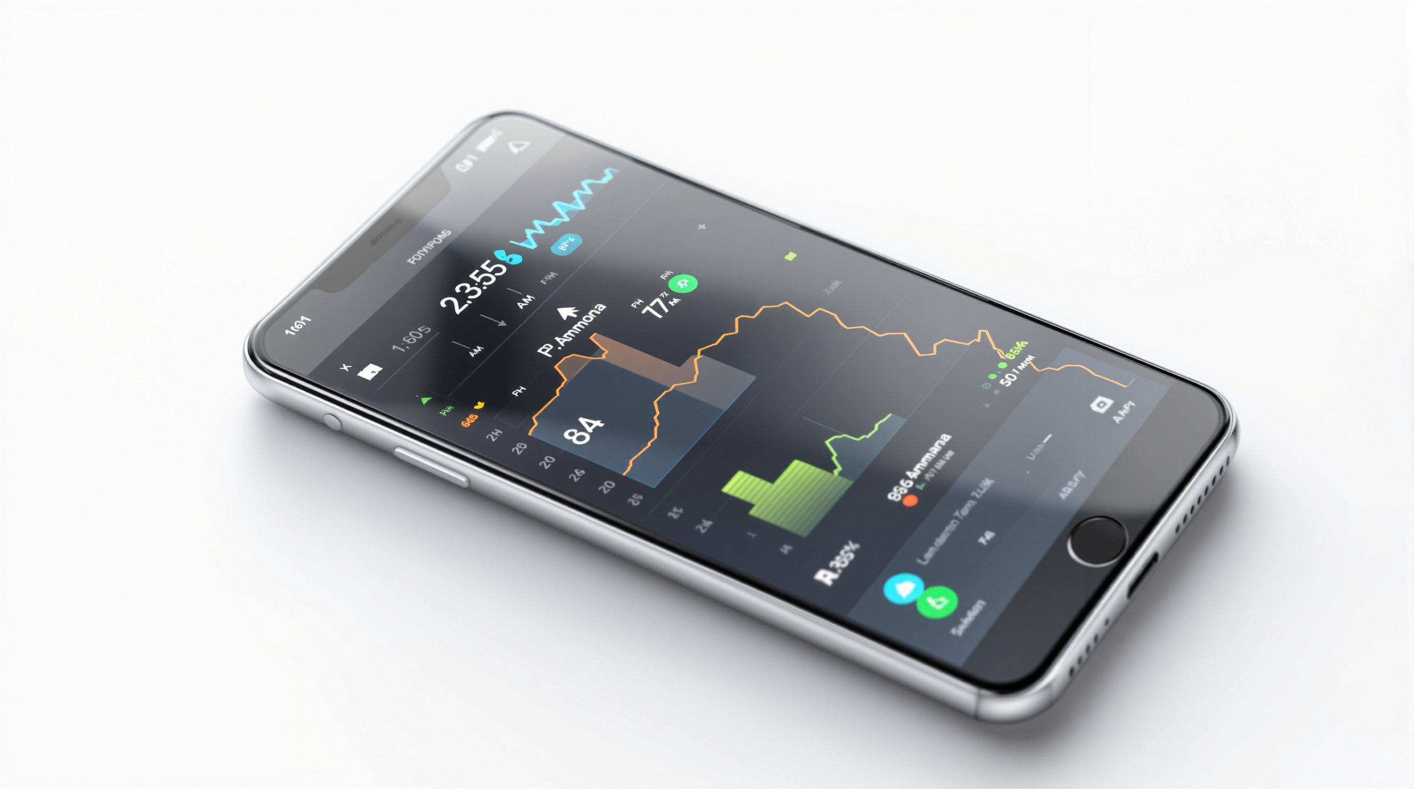 ReefTrace mobile app interface showing parameter tracking